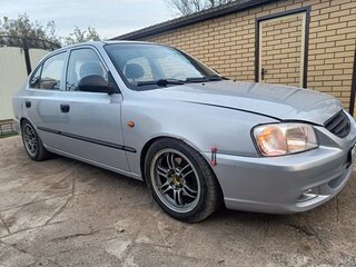 2007 Hyundai Accent ТагАЗ II, серебристый, 370000 рублей, вид 1