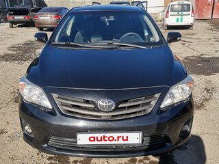 2012 Toyota Corolla X (E140, E150) Рестайлинг, чёрный, 1300000 рублей, вид 1