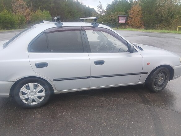 2006 Hyundai Accent ТагАЗ II, серебристый - вид 3