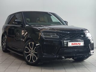2018 Land Rover Range Rover Sport II Рестайлинг, чёрный, 5450000 рублей, вид 3