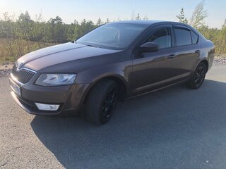 2013 Skoda Octavia III (A7), коричневый, 1250000 рублей, вид 2