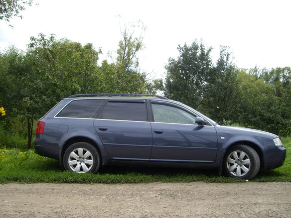 2003 Audi A6 II (C5) Рестайлинг, синий - вид 5