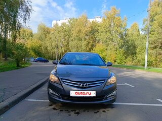 2016 Hyundai Solaris I Рестайлинг, серый, 970000 рублей, вид 2