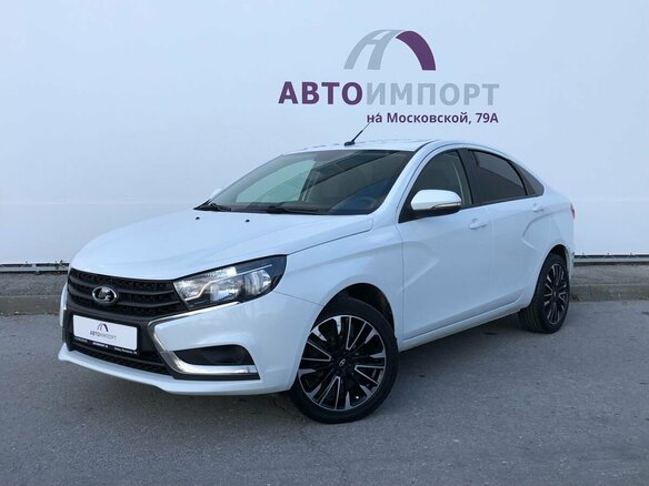 2020 Lada (ВАЗ) Vesta I, белый, 895000 рублей