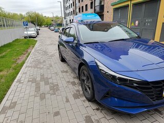 2021 Hyundai Elantra VII (CN7), синий, 2370000 рублей, вид 3