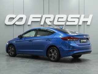 2017 Hyundai Elantra VI (AD), синий, 1197000 рублей, вид 2