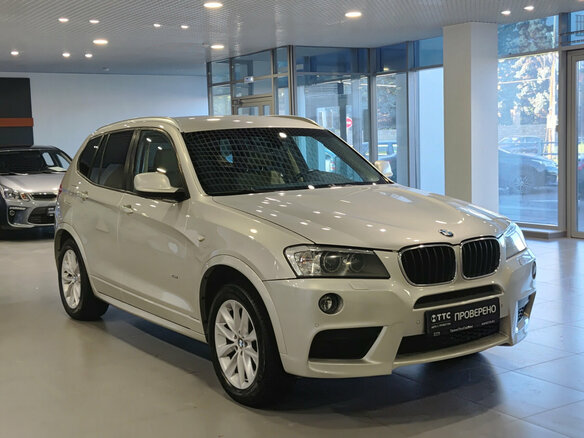 2012 BMW X3 20d xDrive II (F25), серебристый, 1690000 рублей - вид 2