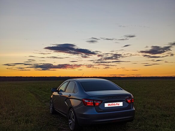 2018 Lada (ВАЗ) Vesta I, серый, 950000 рублей - вид 3