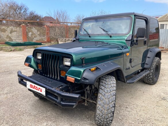 1993 Jeep Wrangler I (YJ), зелёный, 800000 рублей