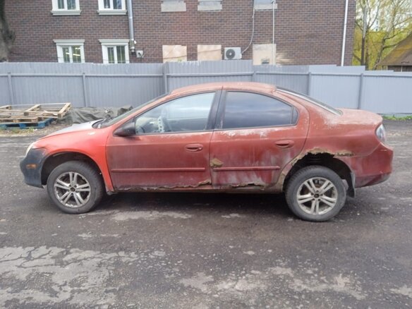 2001 Dodge Neon II, красный, 80000 рублей - вид 3