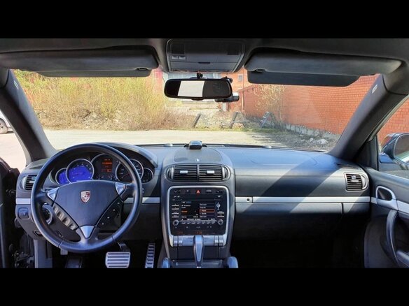 2008 Porsche Cayenne S I Рестайлинг (957), чёрный, 1500000 рублей - вид 6