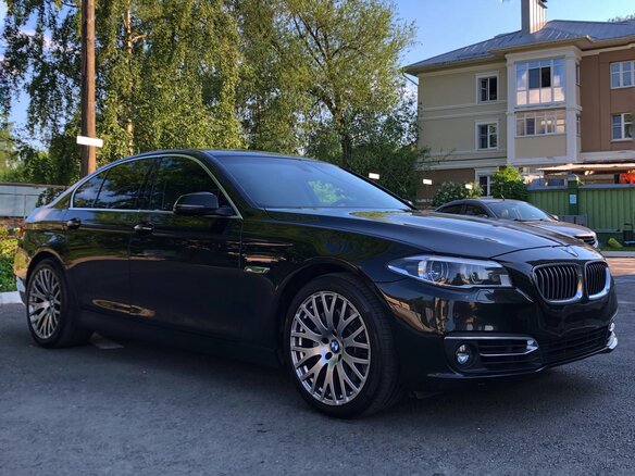 2016 BMW 5 серии 530d xDrive VI (F10/F11/F07) Рестайлинг, чёрный, 2950000 рублей - вид 2