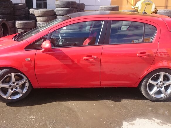 2008 Opel Corsa GSi D, красный - вид 3