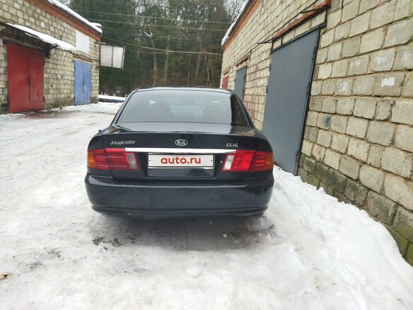 2002 Kia Magentis I, чёрный, 100000 рублей - вид 2