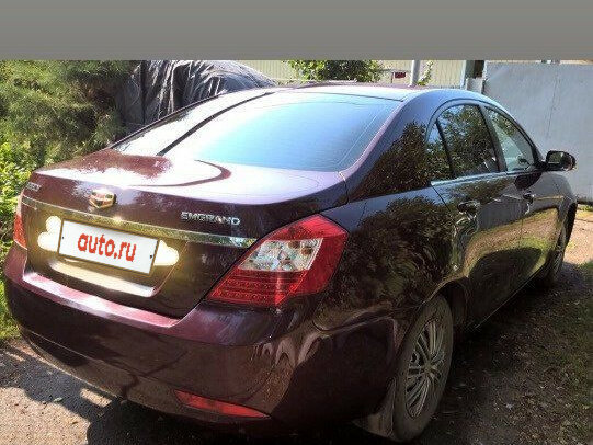 2013 Geely Emgrand EC7, красный - вид 1