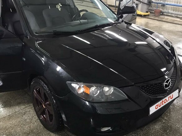 2008 Mazda 3 II (BL), чёрный - вид 7