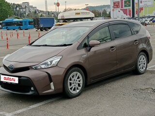 2015 Toyota Prius Alpha I (ZVW40/41) Рестайлинг, коричневый, 1450000 рублей, вид 4