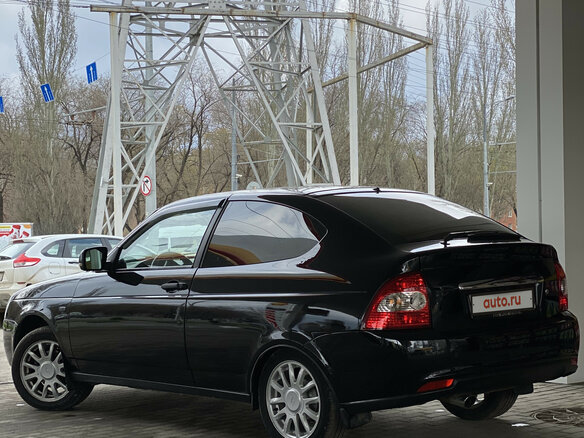 2010 Lada (ВАЗ) Priora I, чёрный - вид 5