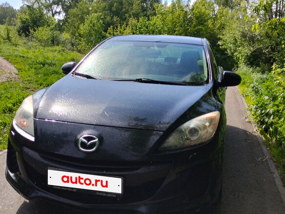 2012 Mazda 3 II (BL) Рестайлинг, чёрный, 1050000 рублей