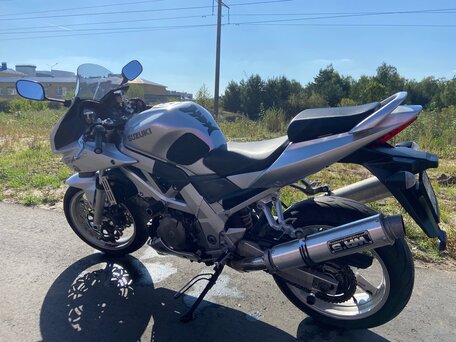 2003 Suzuki SV 1000, серебристый, 380000 рублей, вид 1