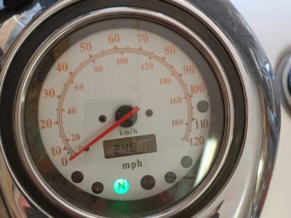 1995 Yamaha XVS1300, белый, 700000 рублей - вид 4