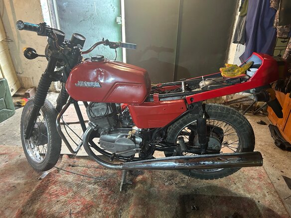 1994 Jawa 350/638, красный, 42000 рублей