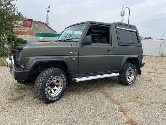 1991 Daihatsu Rugger I, зелёный - вид 12