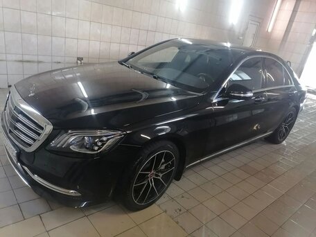 2019 Mercedes-Benz S-Класс 400 d VI (W222, C217) Рестайлинг, чёрный, 9000000 рублей, вид 2