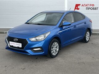 2018 Hyundai Solaris II, синий, 1185000 рублей, вид 3