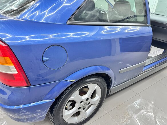 2002 Opel Astra G, синий, 270000 рублей - вид 6