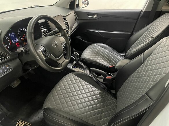 2021 Hyundai Solaris II Рестайлинг, белый - вид 12