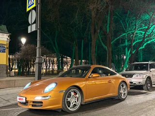 2007 Porsche 911 Targa 4S VI (997), коричневый, 3950000 рублей, вид 3
