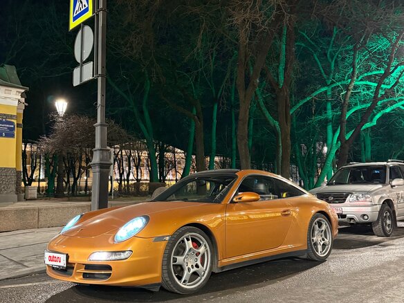 2007 Porsche 911 Targa 4S VI (997), коричневый, 3850000 рублей - вид 2