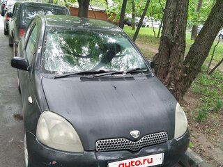 2000 Toyota Vitz I (P10), чёрный, 290000 рублей, вид 1