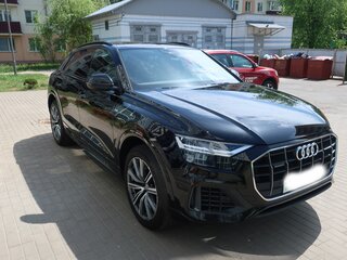 2018 Audi Q8 55 TFSI I (4M), чёрный, 6676349 рублей, вид 2