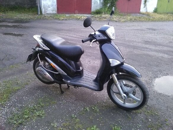 2005 Piaggio Liberty, чёрный, 120000 рублей