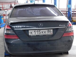 2007 Mercedes-Benz S-Класс 500 V (W221), чёрный, 778360 рублей, вид 3
