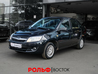 2013 Lada (ВАЗ) Granta I, чёрный, 410000 рублей, вид 1