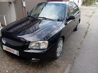 2008 Hyundai Accent ТагАЗ II, чёрный, 480000 рублей, вид 2