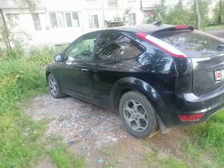 2008 Ford Focus II Рестайлинг, чёрный, 485000 рублей, вид 5