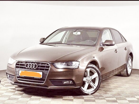 2012 Audi A4 IV (B8) Рестайлинг, коричневый, 1300000 рублей - вид 1