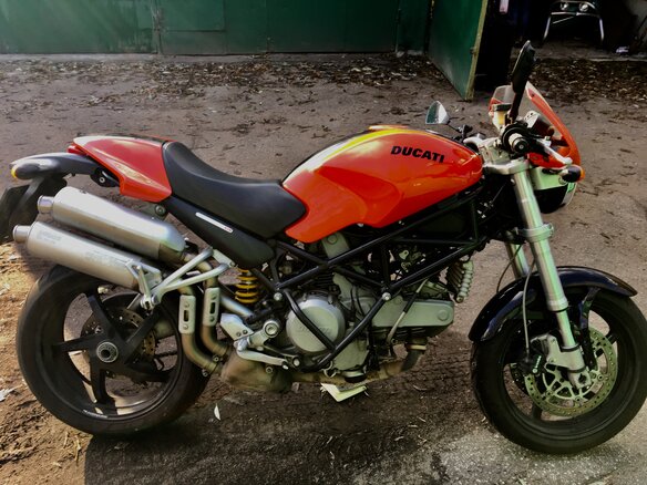 2006 Ducati Monster S2R, красный - вид 1
