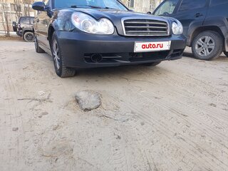 2004 Hyundai Sonata IV (EF) Рестайлинг, чёрный, 360000 рублей, вид 1
