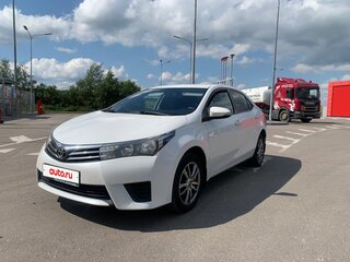 2013 Toyota Corolla XI (E160, E170, E180), белый, 1260000 рублей, вид 2