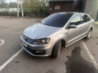 2019 Volkswagen Polo V Рестайлинг, серебристый, 1480000 рублей, вид 4
