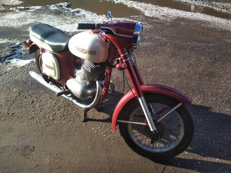 1967 Jawa 250, пурпурный, 256252 рублей, вид 4