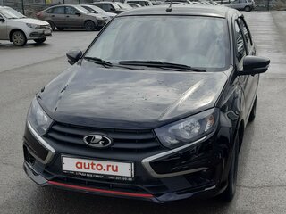 2021 Lada (ВАЗ) Granta Drive Active I Рестайлинг, чёрный, 1100000 рублей, вид 2