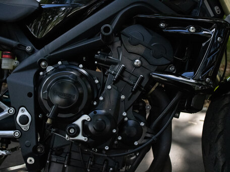 2012 Triumph Street Triple, чёрный, 650000 рублей, вид 4