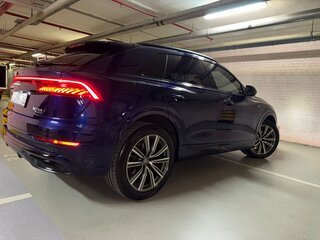 2018 Audi Q8 50 TDI I (4M), синий, 6000000 рублей, вид 4