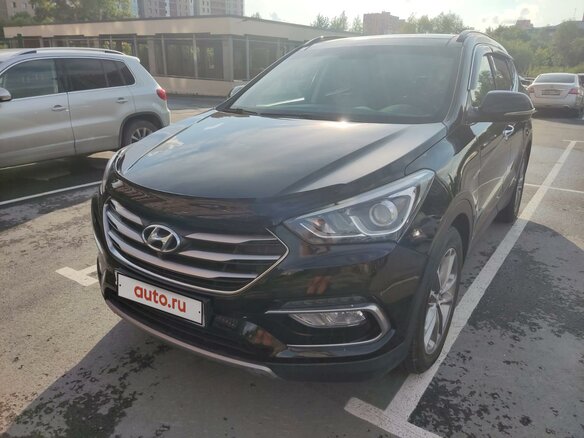 2016 Hyundai Santa Fe III Рестайлинг, чёрный, 2530000 рублей - вид 2